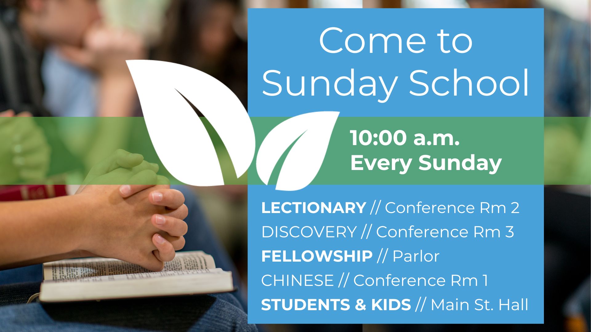 Come to Sunday School