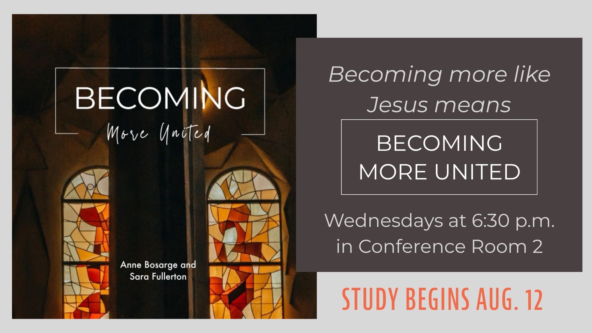 Unity Study Wednesday Nights
