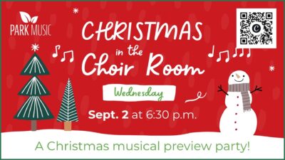 Christmas in the Choir Room NEW DATE