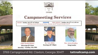 Tattnall Campmeeting 2026