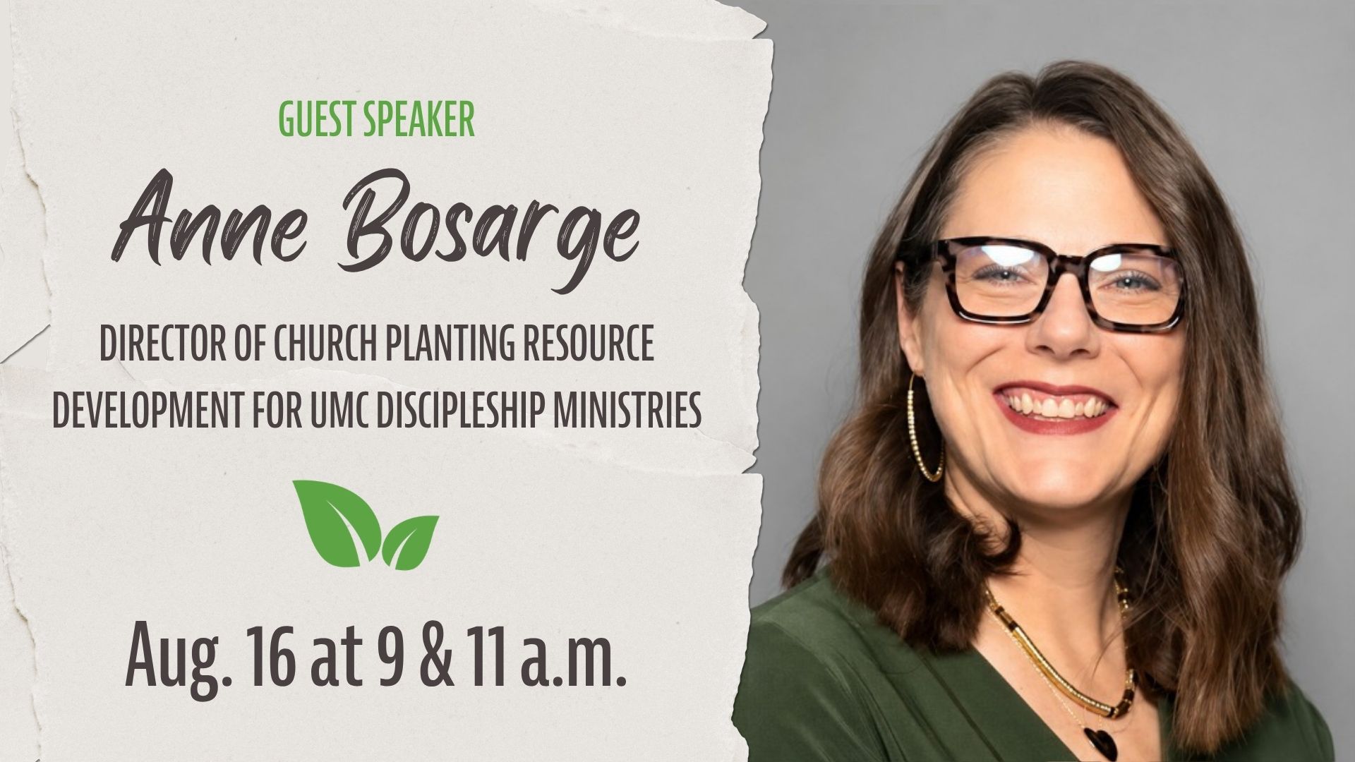 Guest Speaker August 16