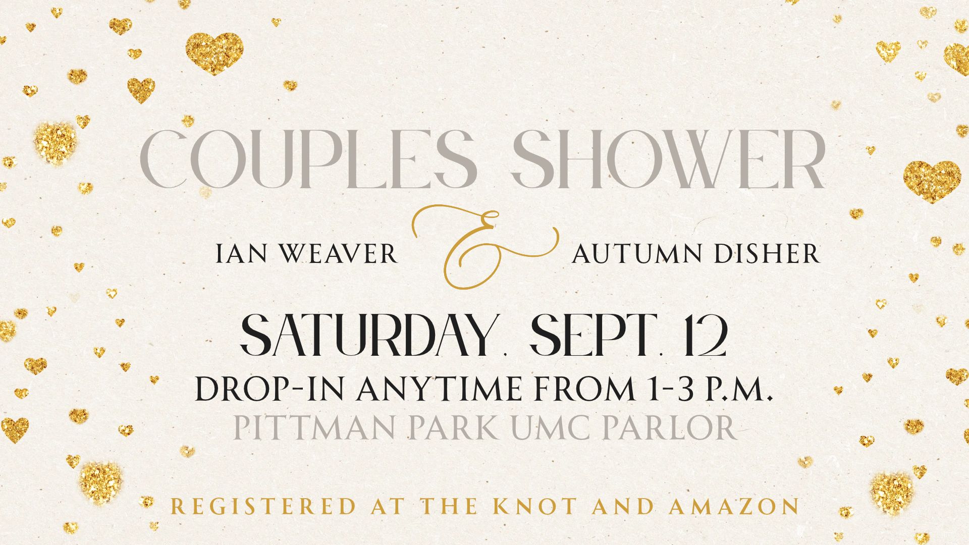 Couples Wedding Shower Sept. 12