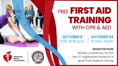 Free First Aid Training from Bulloch Strong