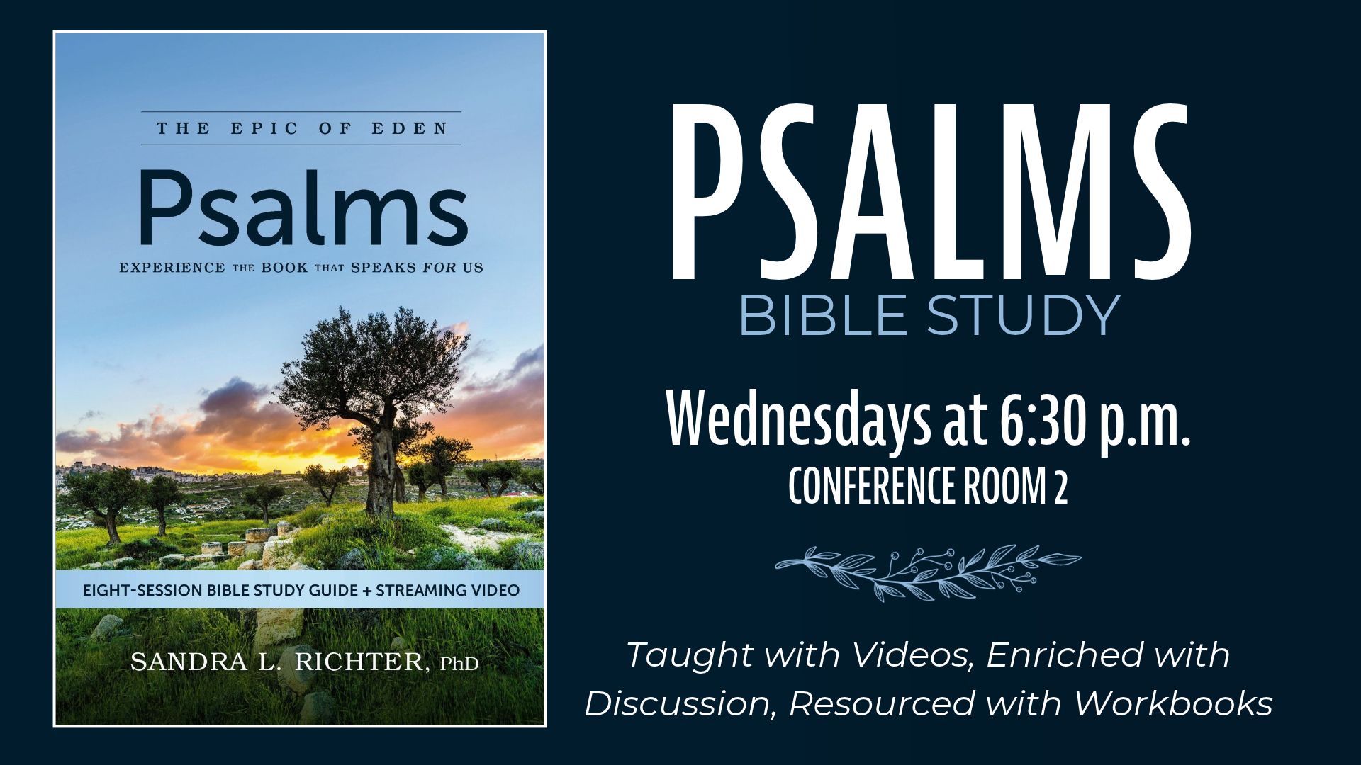 New Bible Study Wednesdays