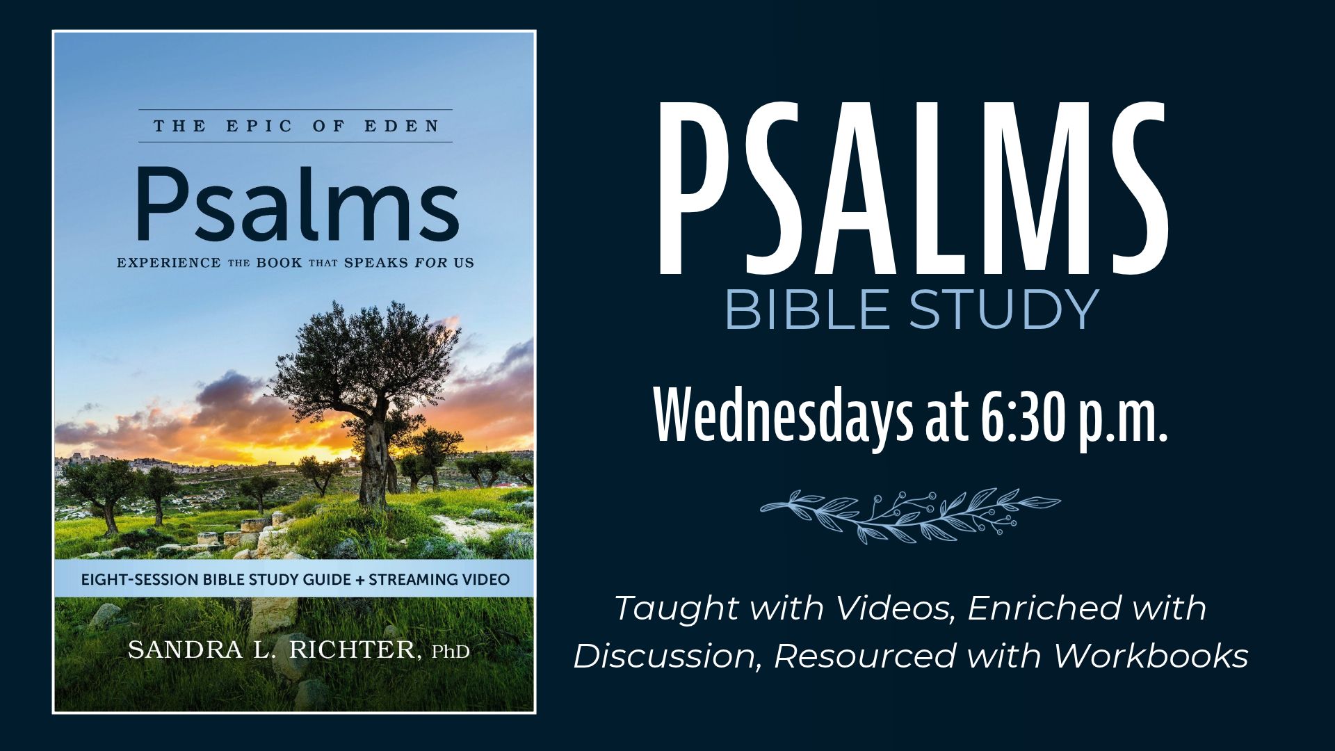 New Bible Study Wednesdays