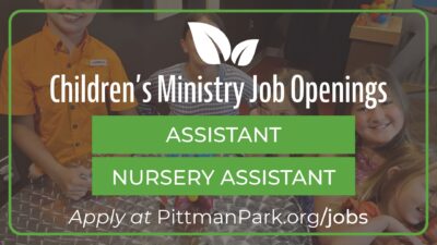 Children’s Ministry Jobs Available